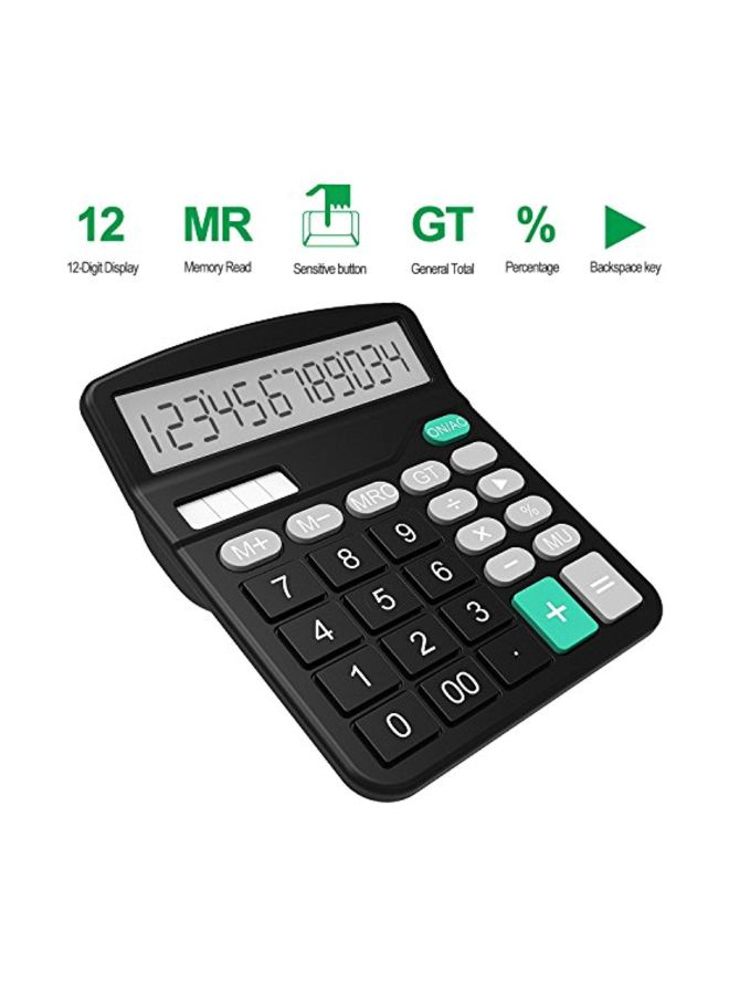 Helect Standard Function Desktop Calculator Black  - Image 5