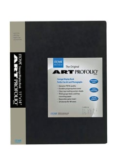ITOYA Art Presentation Portfolio Black/Grey/Blue 