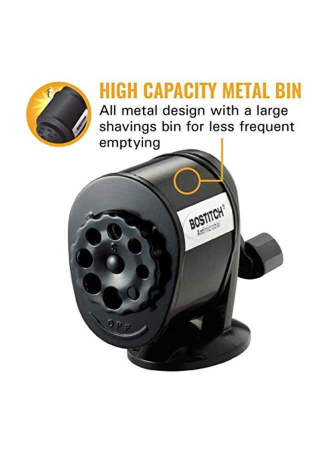 Manual Pencil Sharpener Black