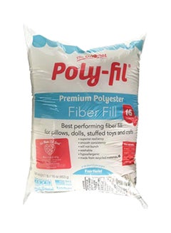 Poly-Fill Premium Polyester Fiber PF16B White