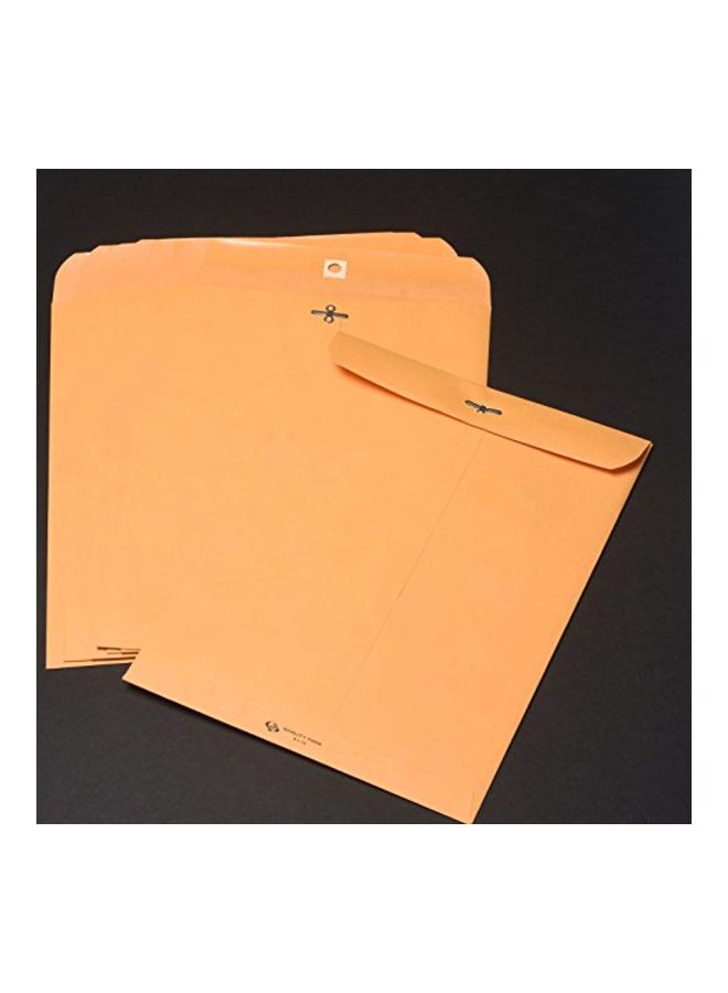 كوالتي بارك طقم مغلفات مع مشبك تعليق من 100 قطعة بيج - Image 4