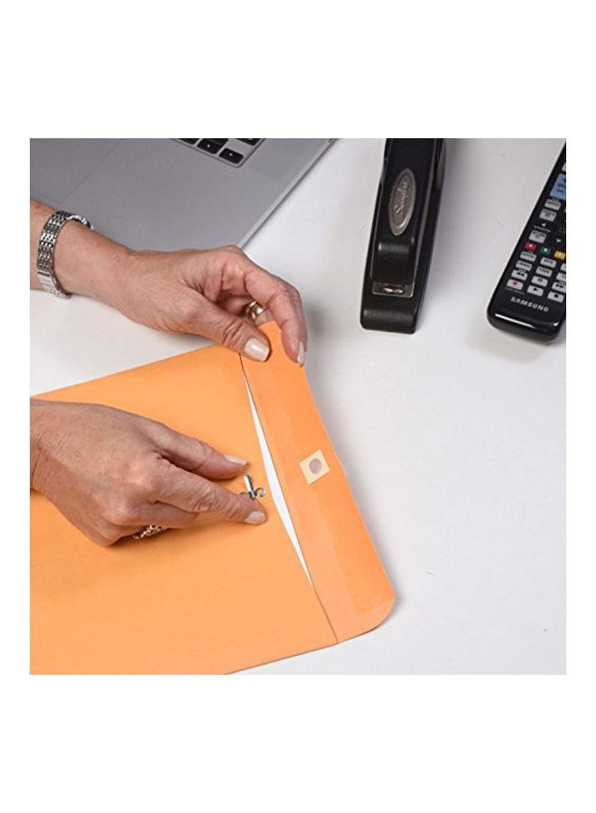 كوالتي بارك طقم مغلفات مع مشبك تعليق من 100 قطعة بيج - Image 5