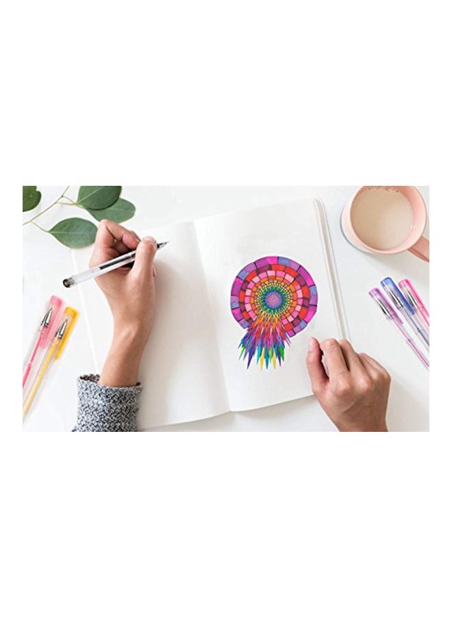 شاتل أرت طقم أقلام جل من 120 قطعة متعدد الألوان - Image 5