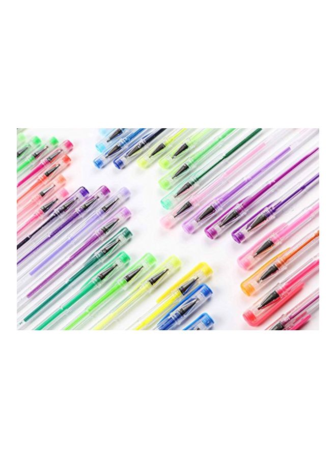 شاتل أرت طقم أقلام جل من 120 قطعة متعدد الألوان - Image 2