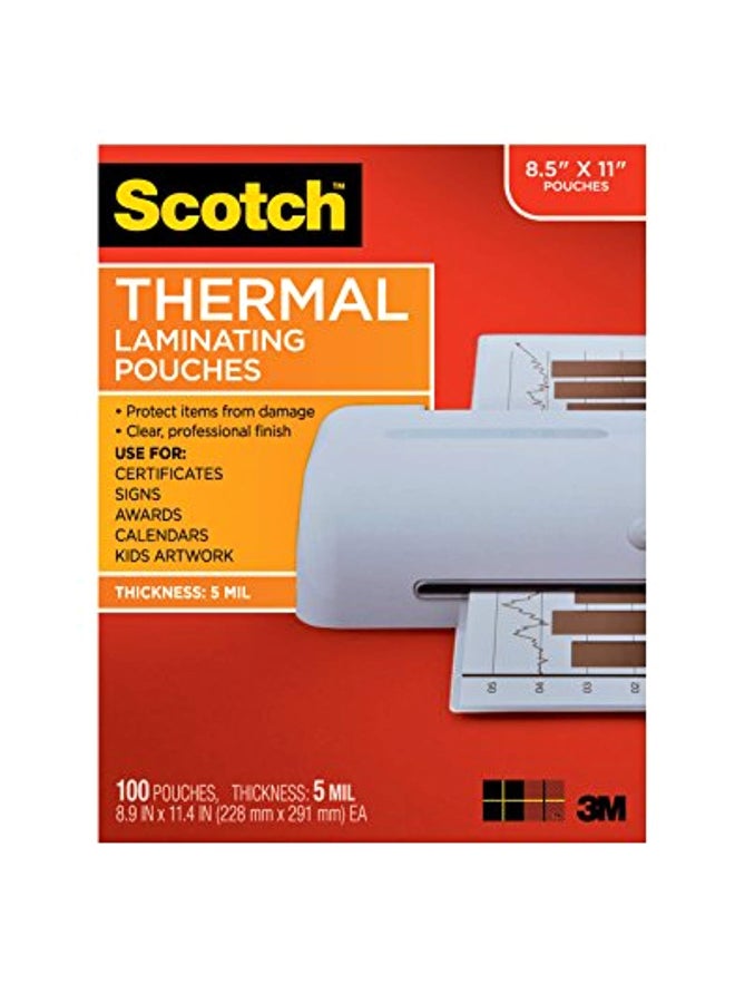 سكوتش طقم تغليف حراري مكون من 100 قطعة أبيض - Image 1