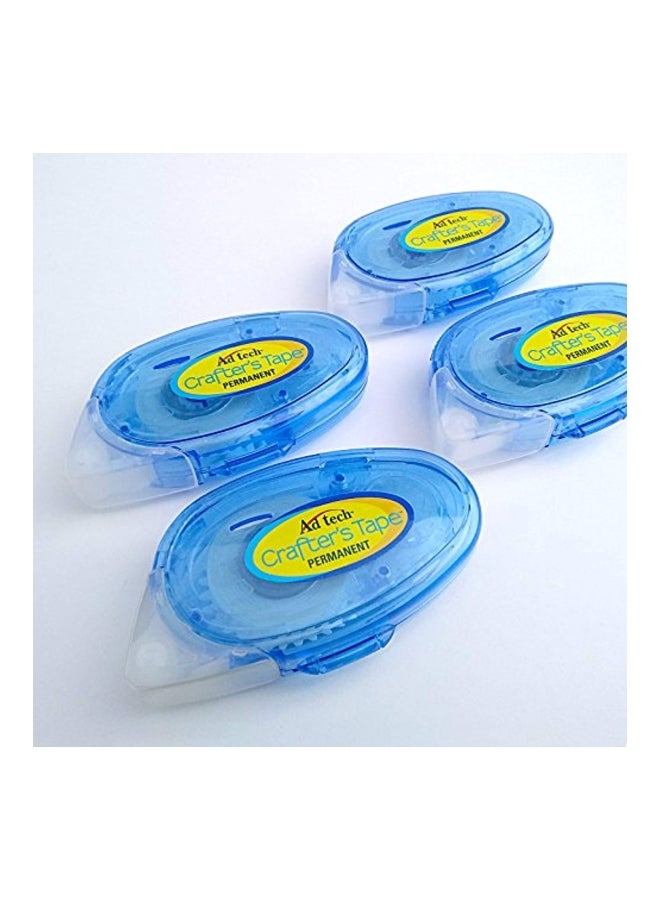 Ad-Tech 4-Piece Permanent Crafters Tape Blue/Clear - Image 5