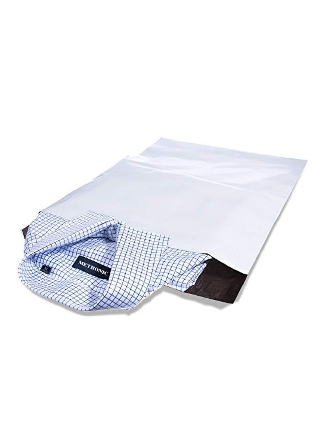 Metronic 100-Piece Mailers Envelope White/Black - Image 2