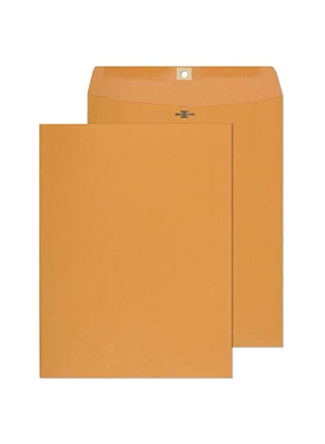 EnDoc 30-Piece Clasp Envelopes Brown Kraft  - Image 3