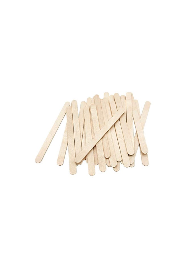 KTOJOY 200-Piece Ice Cream Craft Sticks Beige - Image 1