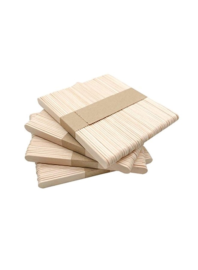 KTOJOY 200-Piece Ice Cream Craft Sticks Beige - Image 2