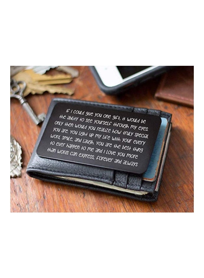 Generic Engraved Note Card Wallet B07G2X5HKN - Image 1