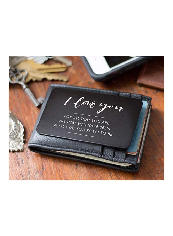 Generic Engraved Wallet Inserts - Image 1