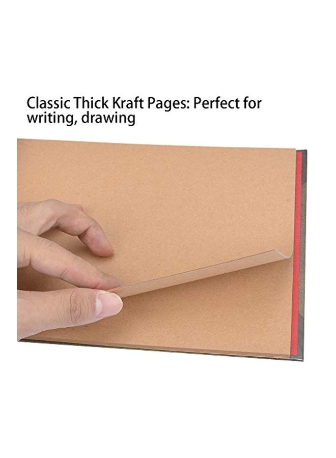 BBwill DIY Handmade Photo Album Scrapbook Green/Brown/Black  - Image 2
