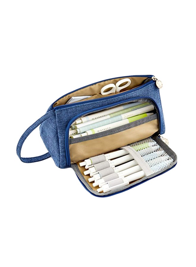 EASTHILL Big Capacity Pencil And Pen Case Blue - Image 1
