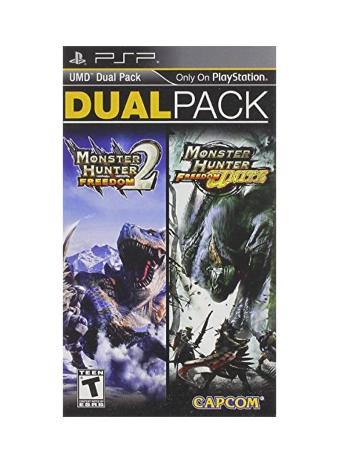 CAPCOM - Dual Pack Monster Hunter Freedom (Intl Version) - Adventure - PlayStation Portable (PSP) - Image 1