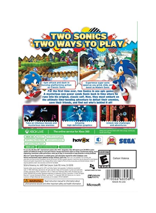 Sega Sonic Generations Platinum Hits (Intl Version) - action_shooter - xbox_360 - Image 2
