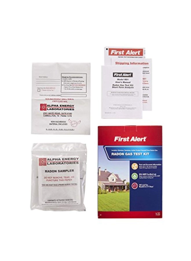 FIRST ALERT Radon Gas Test Kit White/Red - Image 5