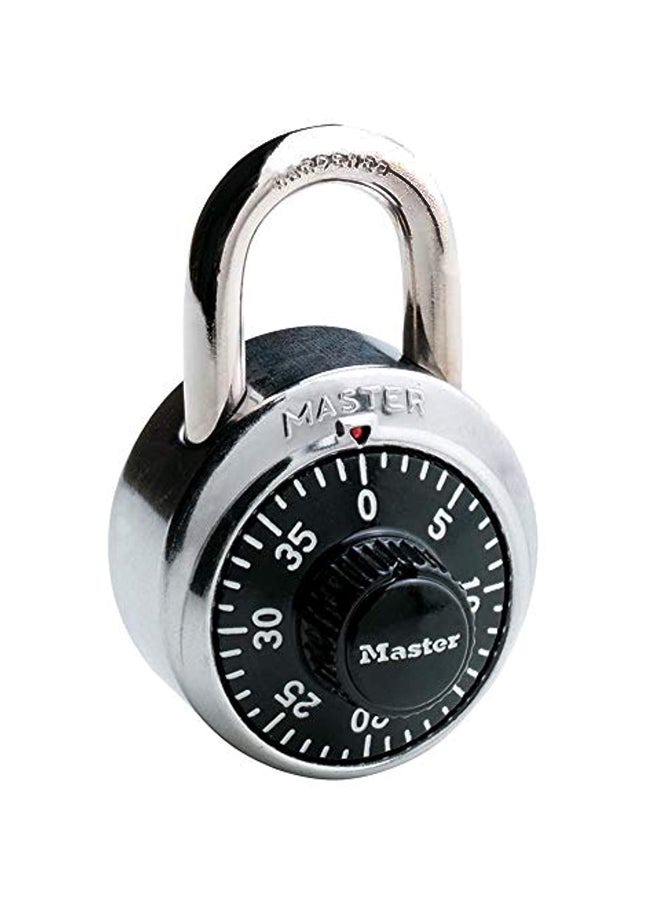 Master Lock Combination Padlock Black 5.6x3.5x1.6inch  - Image 1