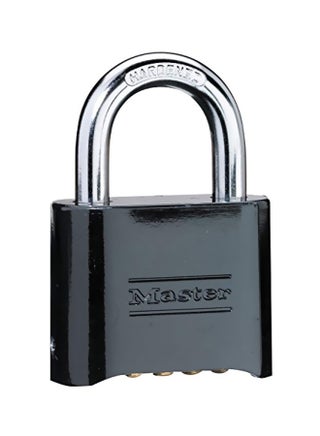 Set Your Own Combination Padlock Black 6.6x1.2x3.5inch - v1557477694/N25346997A_1