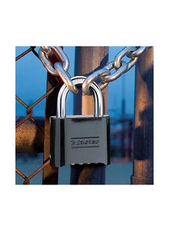Master Lock Set Your Own Combination Padlock Black 6.6x1.2x3.5inch  - Image 2