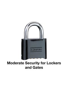 Master Lock Set Your Own Combination Padlock Black 6.6x1.2x3.5inch  - Image 3