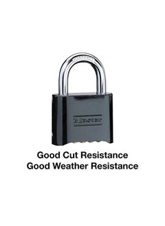 Master Lock Set Your Own Combination Padlock Black 6.6x1.2x3.5inch  - Image 4