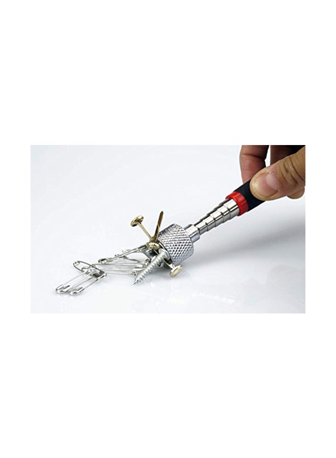 SE Telescoping Magnetic Pick-Up Tool Black/Red/Silver 9.5x2.9x1.3inch - Image 3