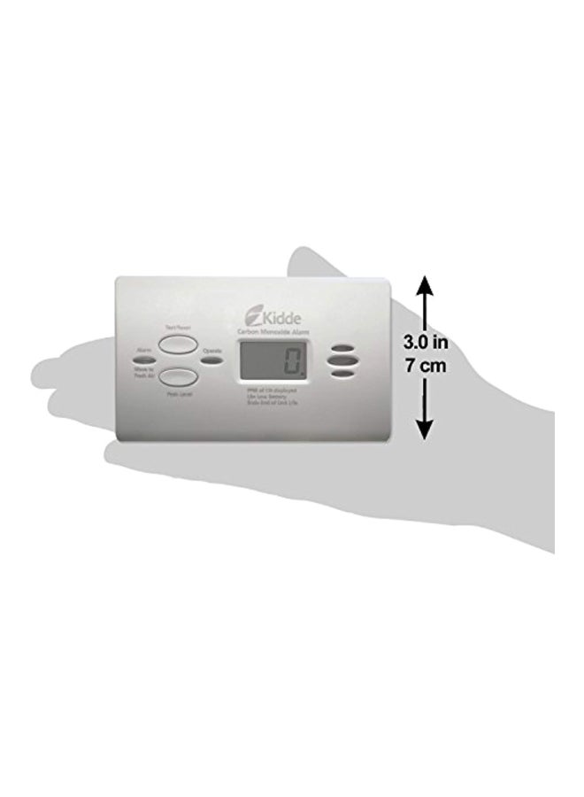 Kidde Carbon Monoxide Alarm With Digital Display White 4.5x1.5x2.8inch  - Image 3