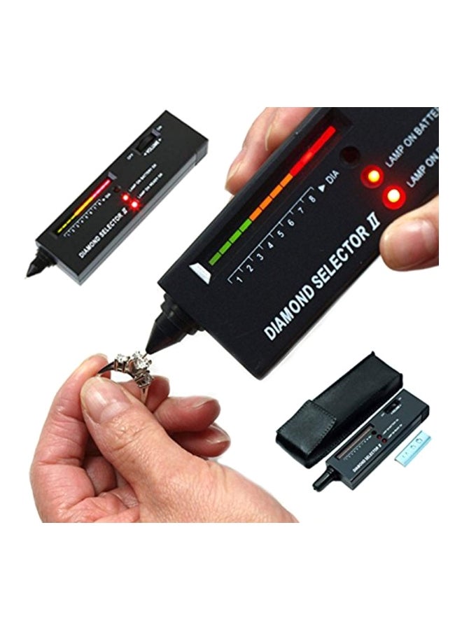 HDE - Professional Jeweler Diamond Selector II Tester Black - Image 1