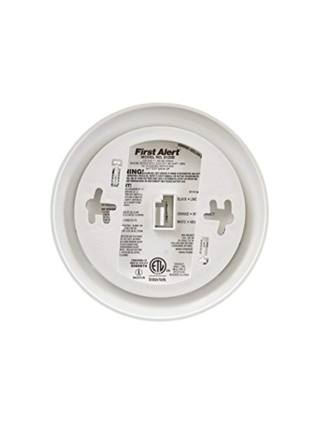 FIRST ALERT Hand Wired Smoke Detector Alarm White 5.6x5.6x2.2inch  - Image 2