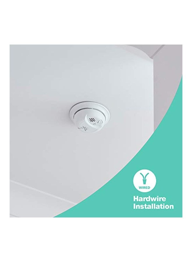 FIRST ALERT Smoke Detector And Carbon Monoxide Detector Alarm White 5.6x5.6x1.9inch - Image 4