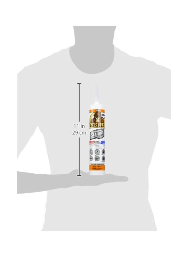 Gorilla Silicone Sealant Caulk Clear 295ml  - Image 3