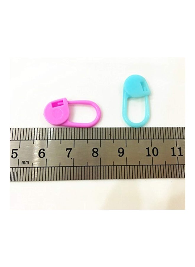 مويركا مجموعة محددات لغرز الحياكة مكونة من 240 قطعة أحمر/ أصفر/أخضر 6 x 2.9 x 1.3بوصة - Image 5