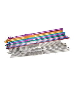 بيتي بيدي طقم إبر كروشيه من الألومنيوم مكون من 22 قطعة 7.1x5.1x0.6بوصة  - Image 4