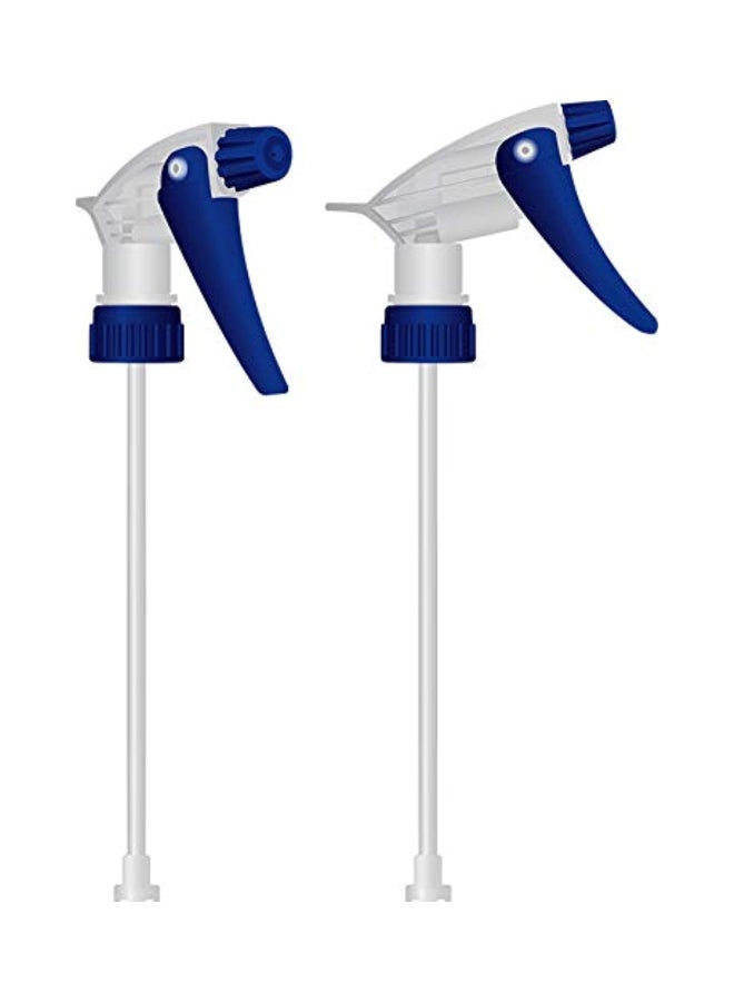 Bar5F 2-Piece Plastic Trigger Spray Bottle Set White/Blue - Image 5