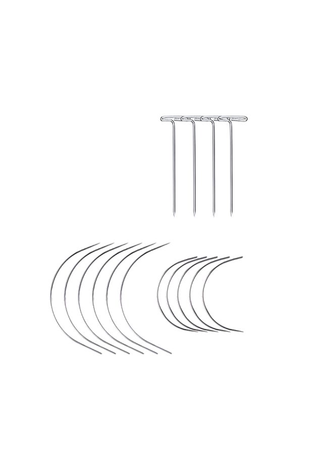 Bememo 70-Piece Wig Making Needles Silver 2inch - Image 1