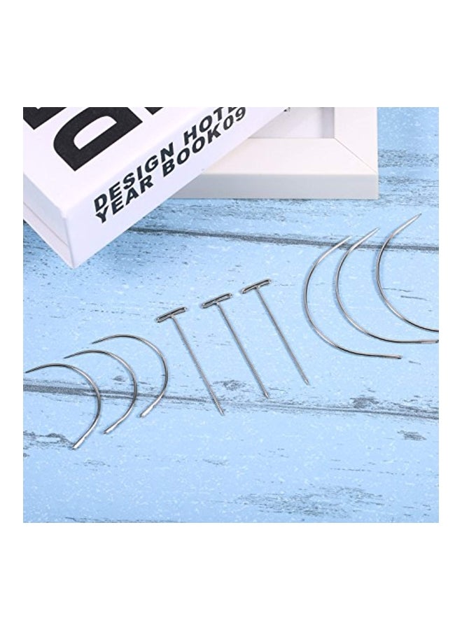 Bememo 70-Piece Wig Making Needles Silver 2inch - Image 3