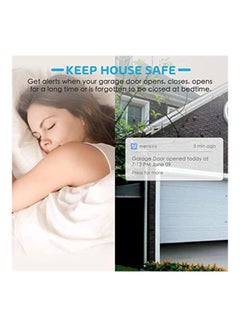 meross Wifi Garage Door Opener Remote White 3.8x1.5x0.9inch  - Image 5