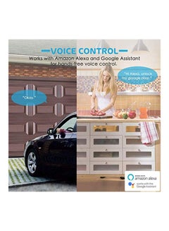 meross Wifi Garage Door Opener Remote White 3.8x1.5x0.9inch  - Image 4