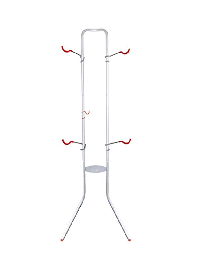 دلتا سايكل حامل أرضي للدراجة الهوائية فضي - Image 1