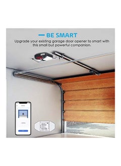 meross Wifi Garage Door Opener Remote White 3.8x1.5x0.9inch  - Image 2