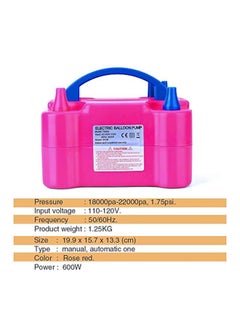 Portable Dual Nozzle Electric Air Balloon Pump Pink/Blue - v1557477989/N25347371A_2