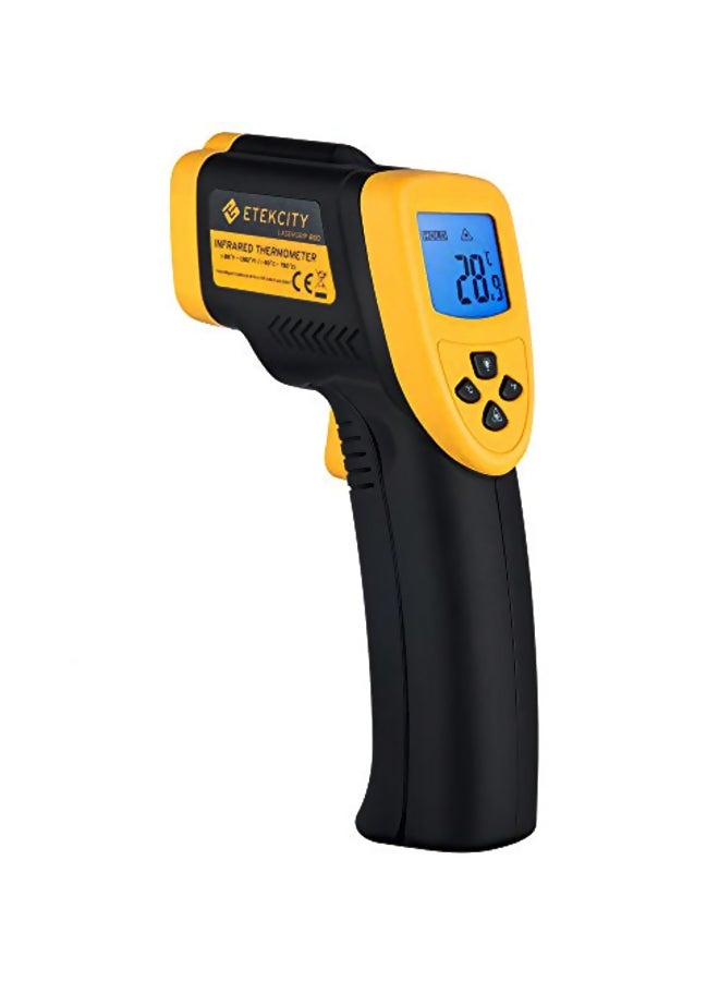 ETEKCITY 800 Digital Infrared Thermometer Black/Yellow  - Image 1