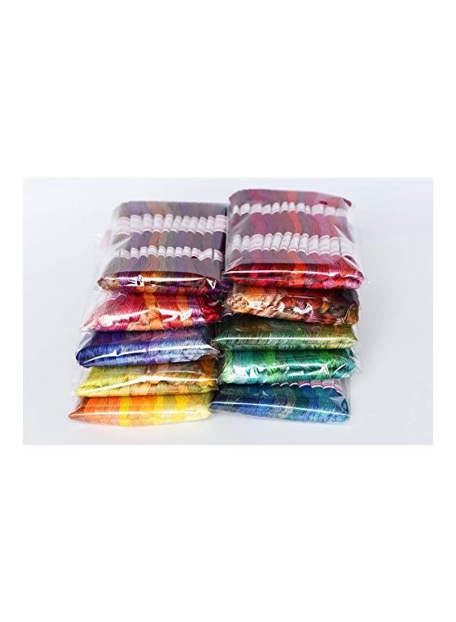 LE PAON 240-Piece Embroidery Thread Multicolour 8meter  - Image 3