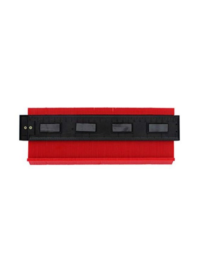 ABN Plastic Contour Gauge Duplicator Red/Black 5.8x1x14.3inch - Image 1