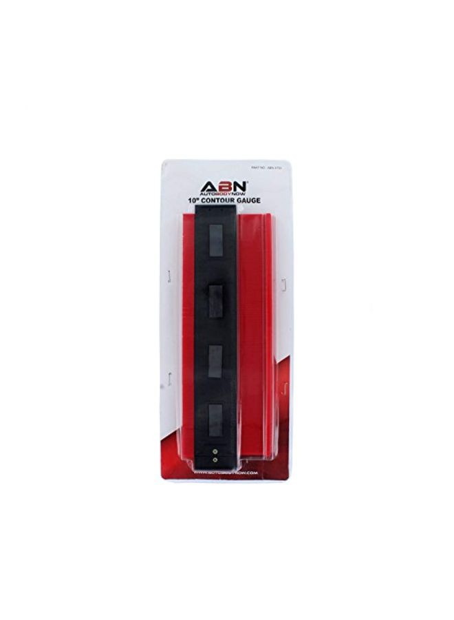 ABN Plastic Contour Gauge Duplicator Red/Black 5.8x1x14.3inch - Image 4