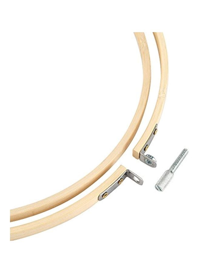Caydo 4-Piece Embroidery Hoop Set Beige  - Image 2