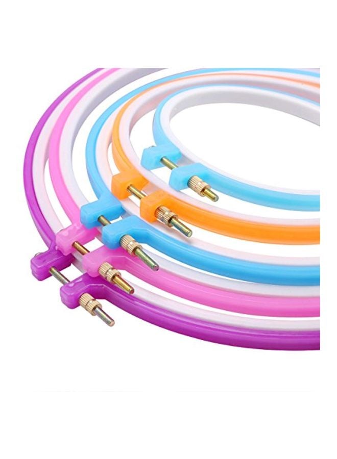 Caydo 5-Piece Embroidery Hoops Set Multicolour - Image 3