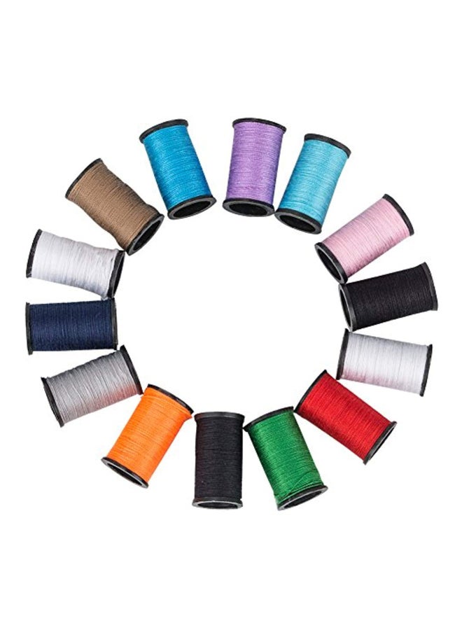 Coquimbo - Portable Mini Sewing Kit With Organizer Bag Black 12x12cm - Image 1