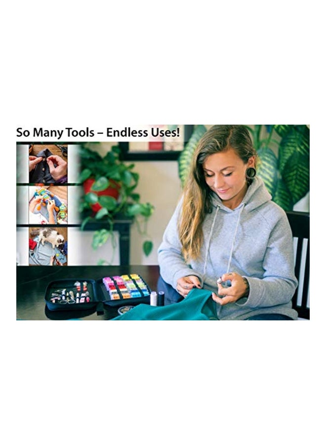 VelloStar Premium Travel Sewing Repair Kit Multicolour 8 x 5.5 x 1.2inch - Image 3